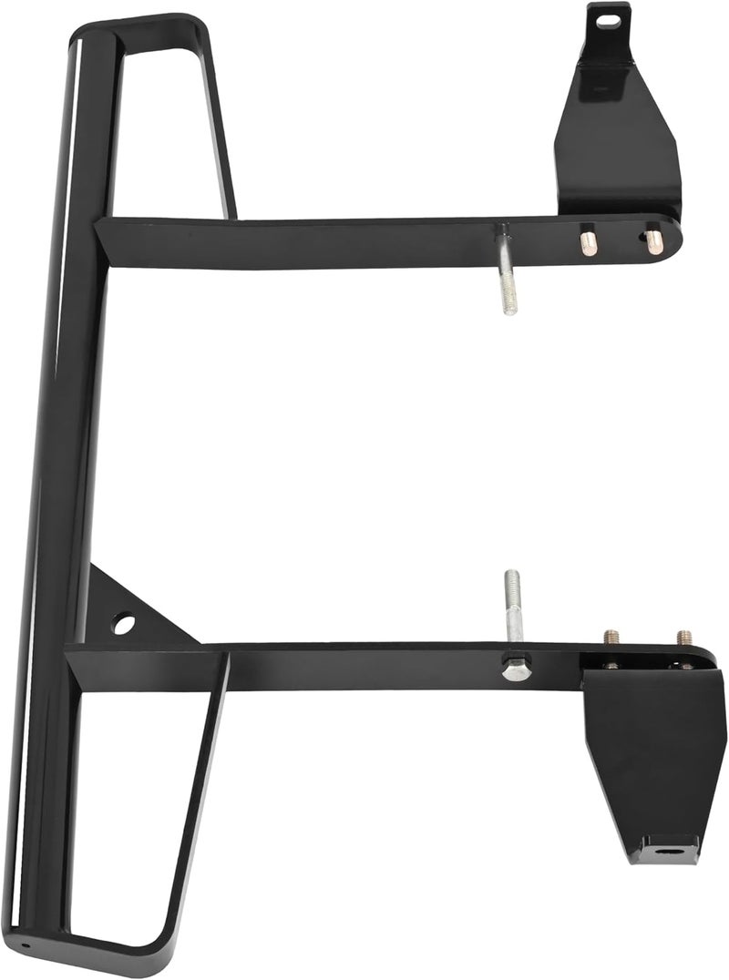 ECOTRIC Aluminium Rear Wide Grab Bar Compatible with 2006-2024 Yamaha Raptor 700 700R ATV Rear Rack Mounted Bar Nerf Bars Gloss Black - Image 4